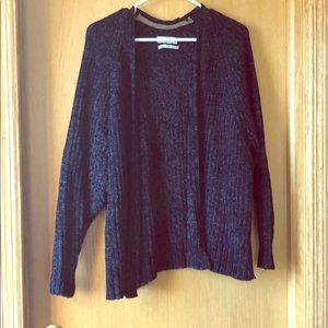 Chenille cardigan sweater